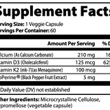 Bone & Heart Support (Vitamin K2 + D3) | Kiyana™ | Organically Sourced Supplements