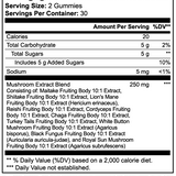 Mushroom Extract Complex Gummies | Kiyana™ | Organically Sourced Supplements